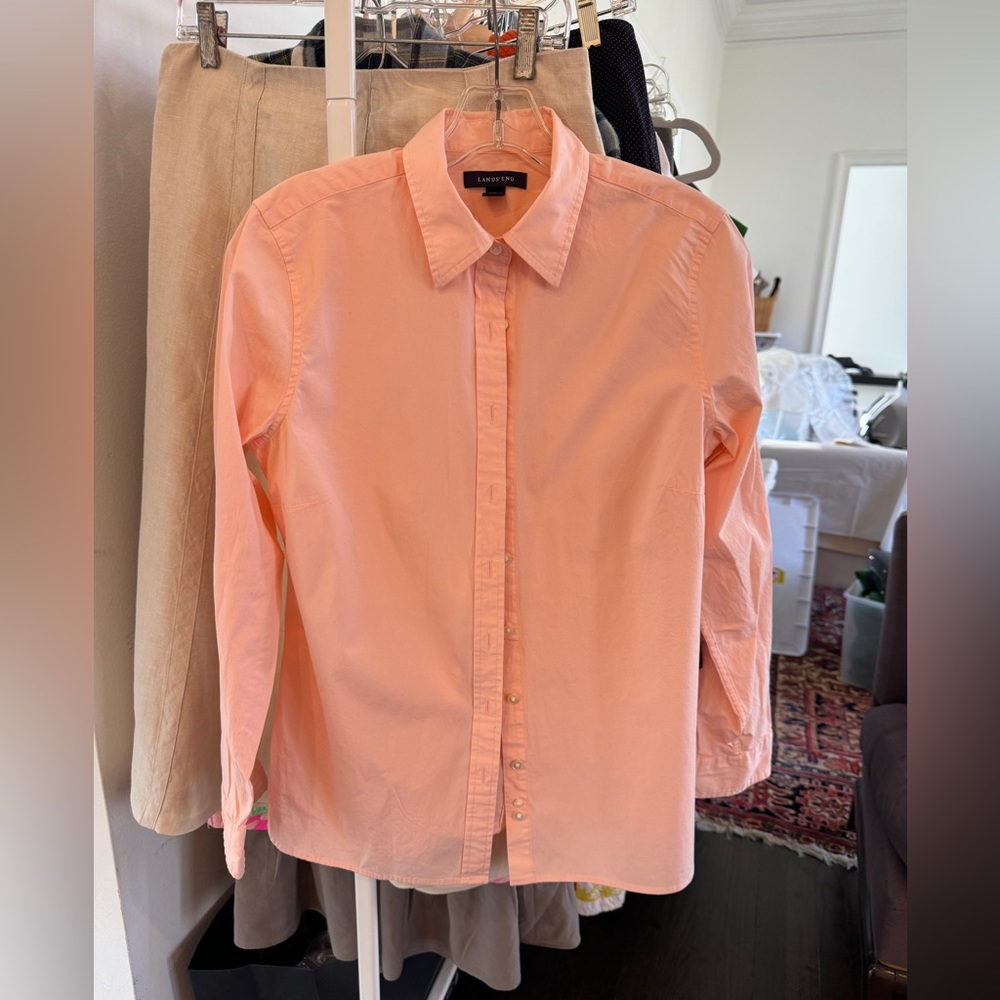 Lands end button down shirt